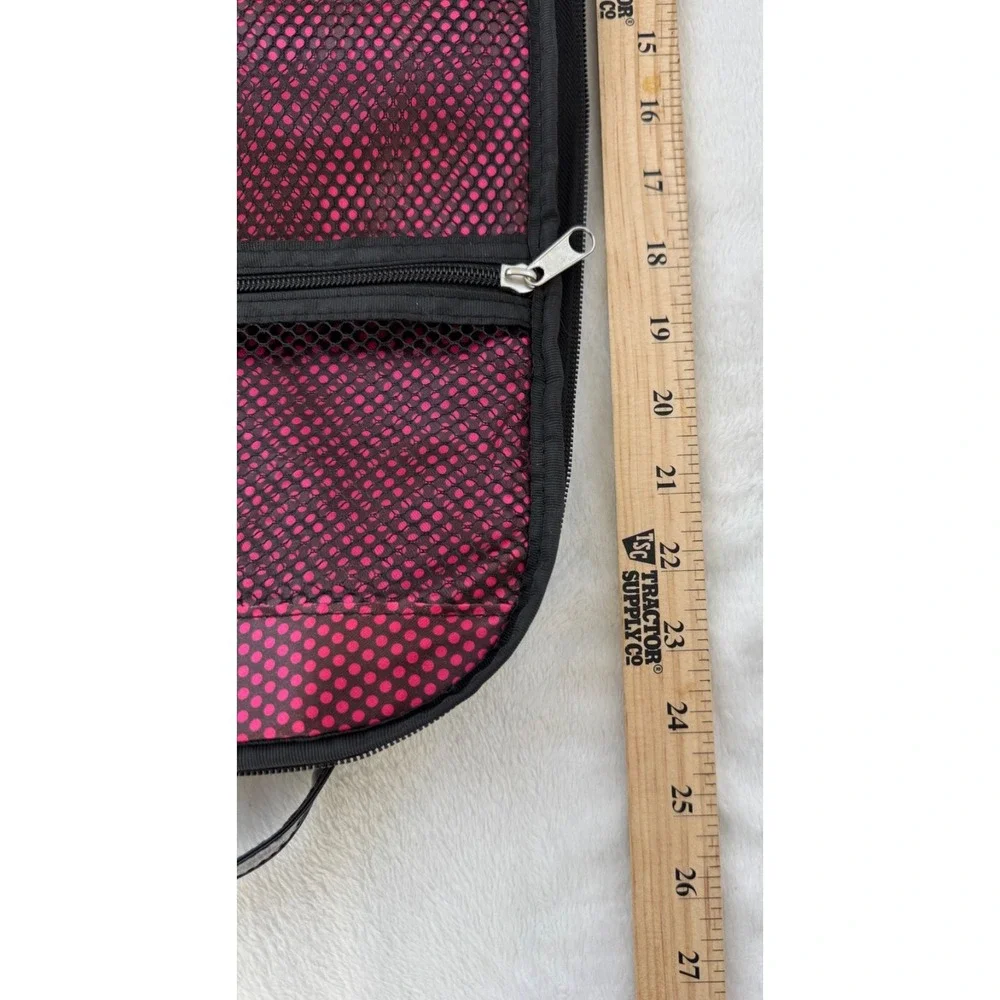 Caboodles Black Travel Make Up Cosmetic Case Toiletry Bag‎ Hanging Organizer